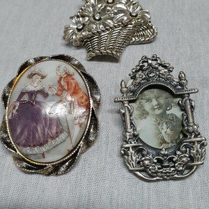 Vintage Woman's Brooches